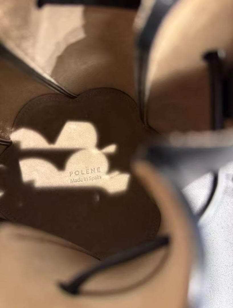 POLENE 極希少✨ブラック バケツ型 ハンドバッグ