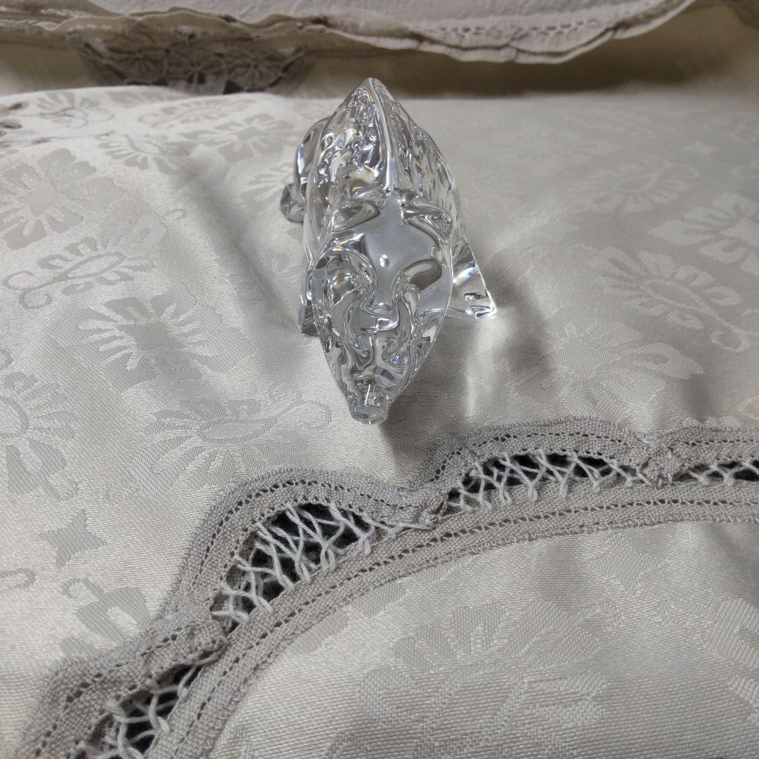 Baccarat クリスタル 猪 置物