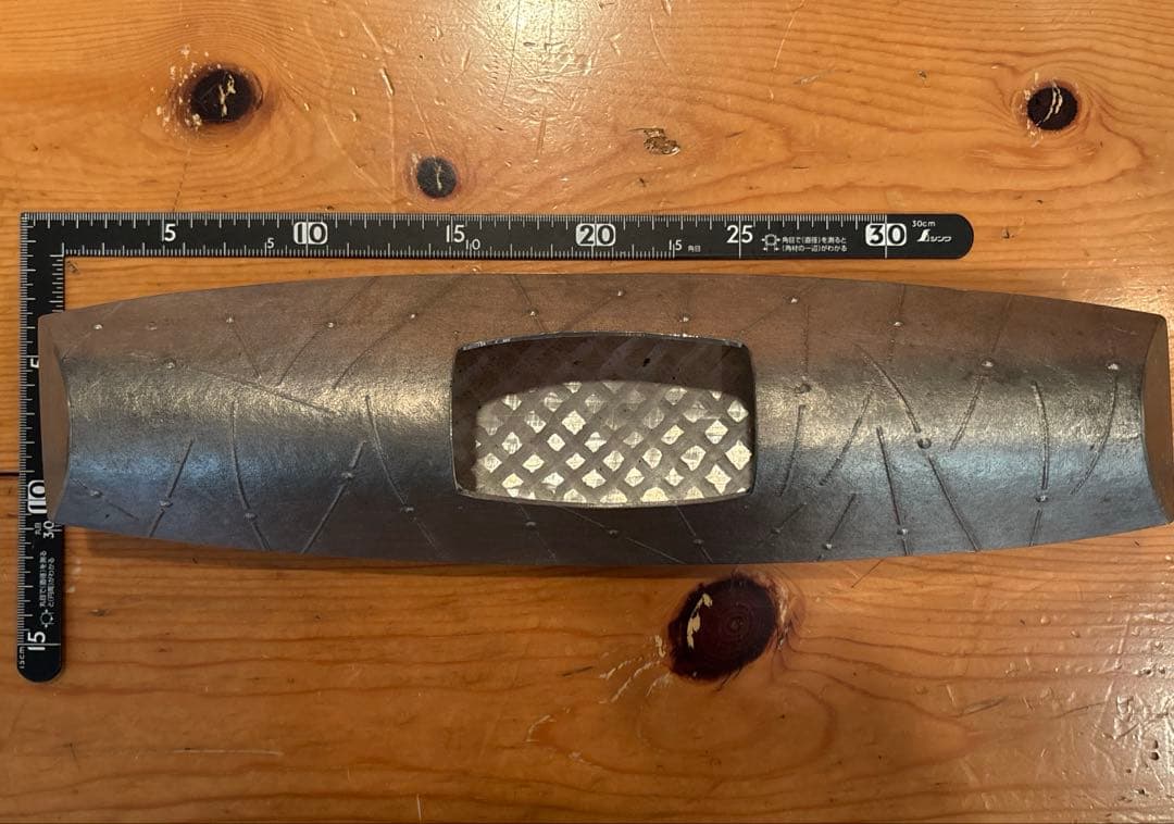 作家もの 錫製 花器 馬渡喜穂