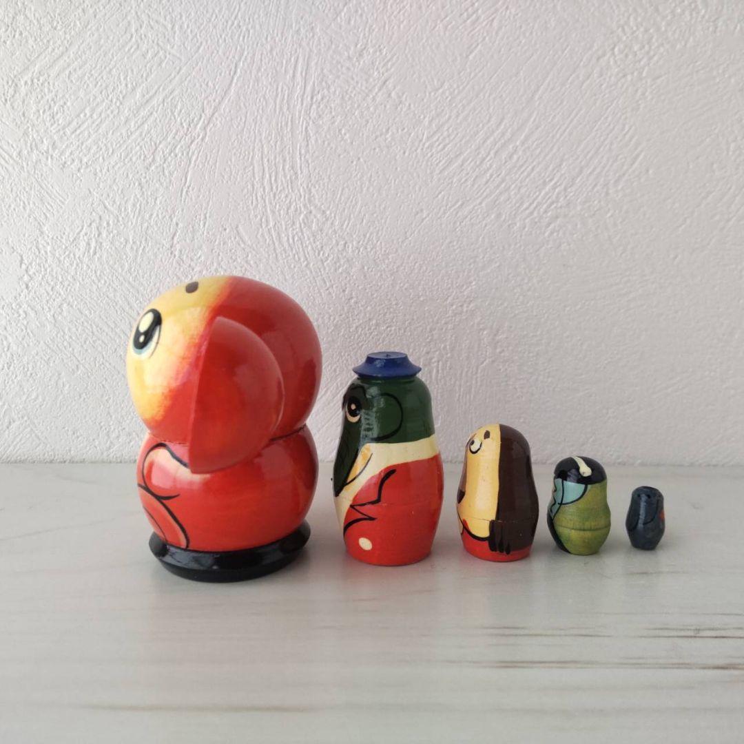 新品　チェブラーシカ　マトリョーシカ　5.4cmサイズ　5体セット