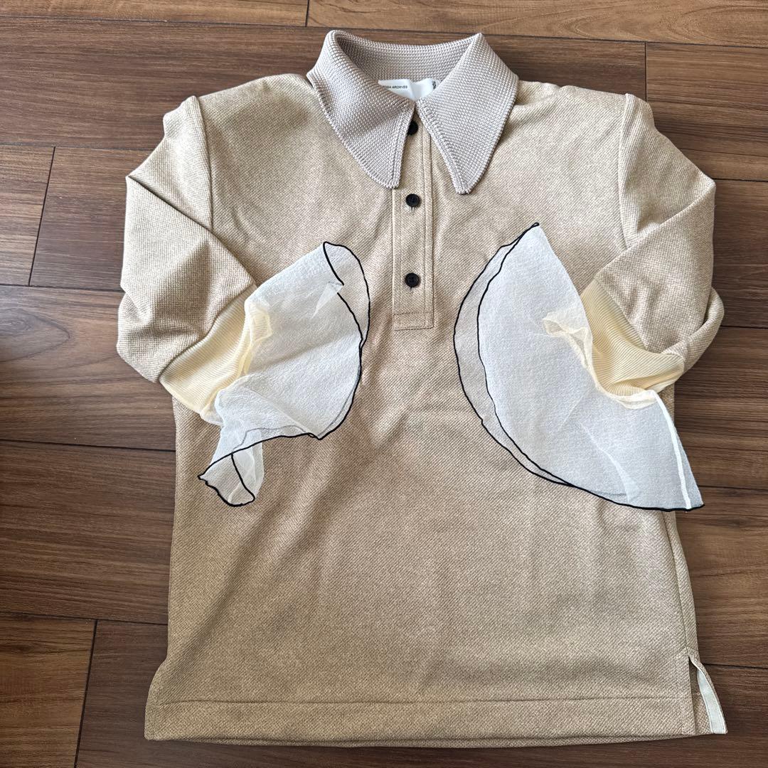 TOGA 袖フリルポロシャツ