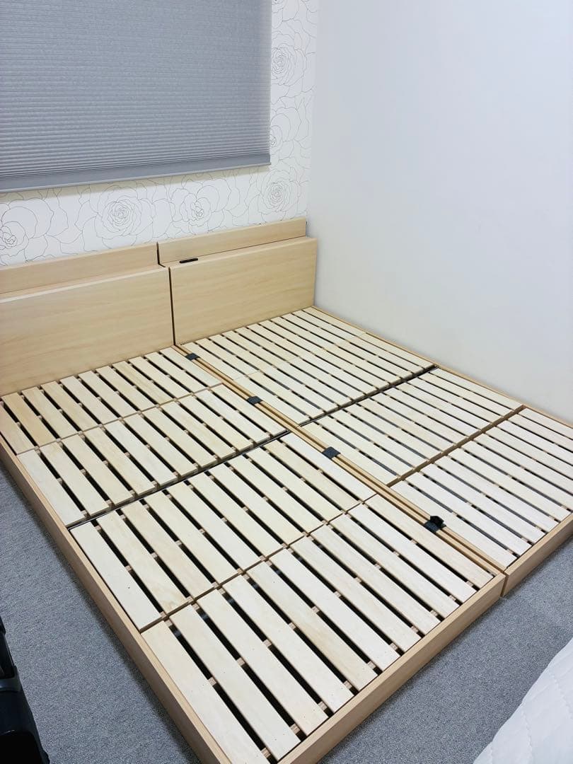 木製シングルベッド　フレーム　ラシク