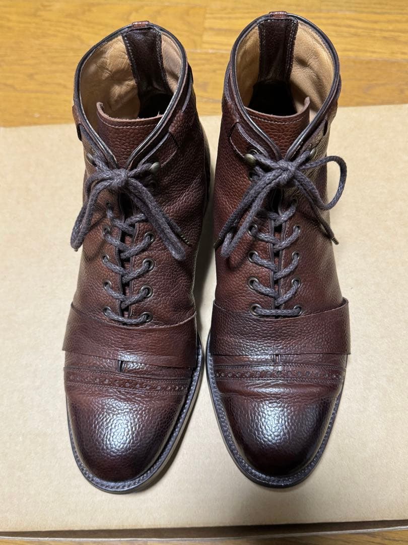 ア*ン様 foot the coacher × GRENSON 25.5cm