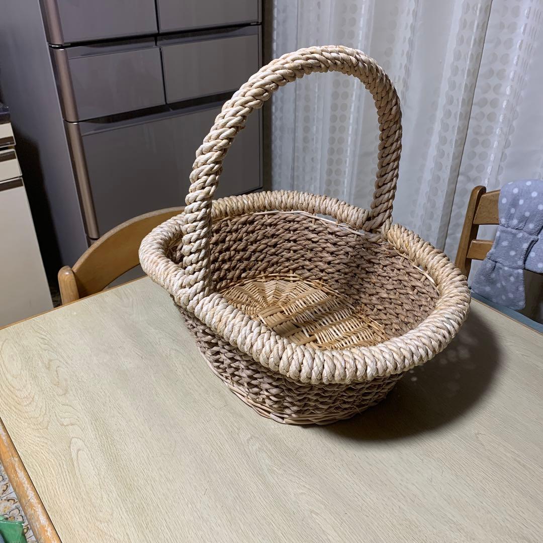 ラタン　バスケット　カゴ