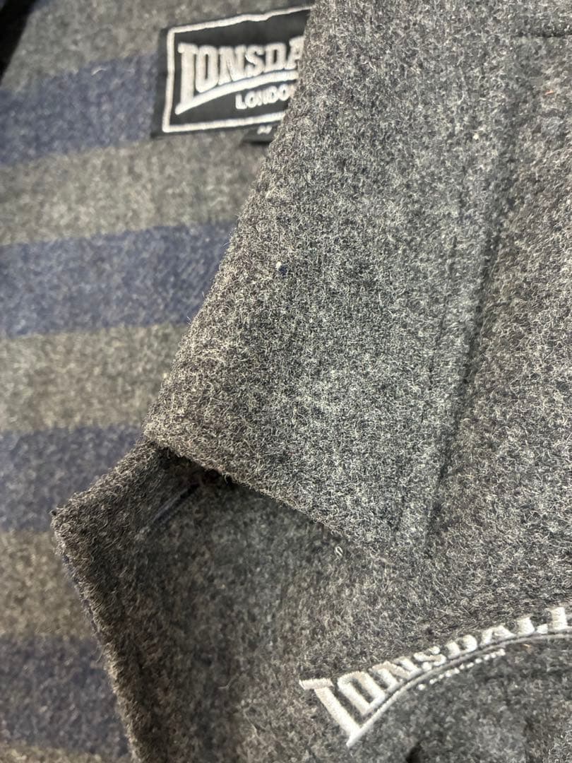 【美品】Lonsdale ロンズデール ショートコート グレー M