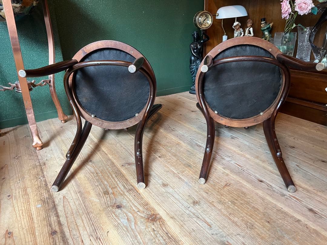 ベントウッドチェア 椅子 セット アンティーク 曲木 ビンテージ 昭和レトロ