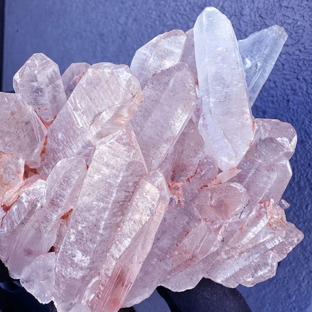 爆レア❗️浄化❗️超綺麗♡超強いパワー ピンク ヒマラヤ クラスター天然石A1449