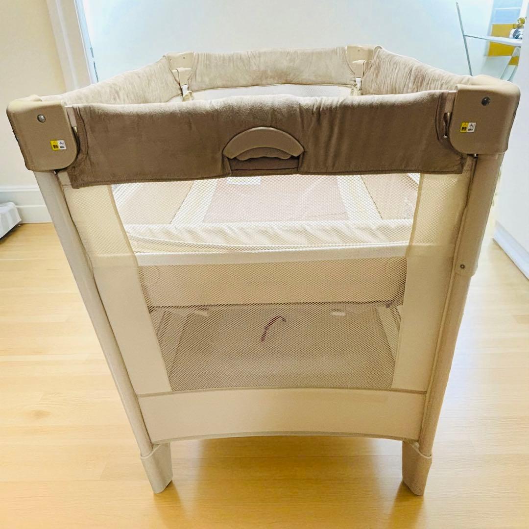 Aprica ココネルエアープラス ベビーベッド 折りたたみ 美品 66044