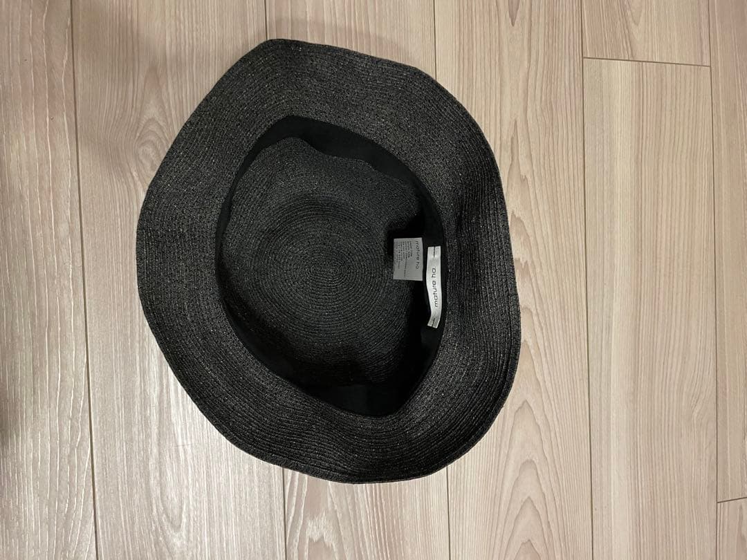 mature ha. バケットハット 黒とグレー