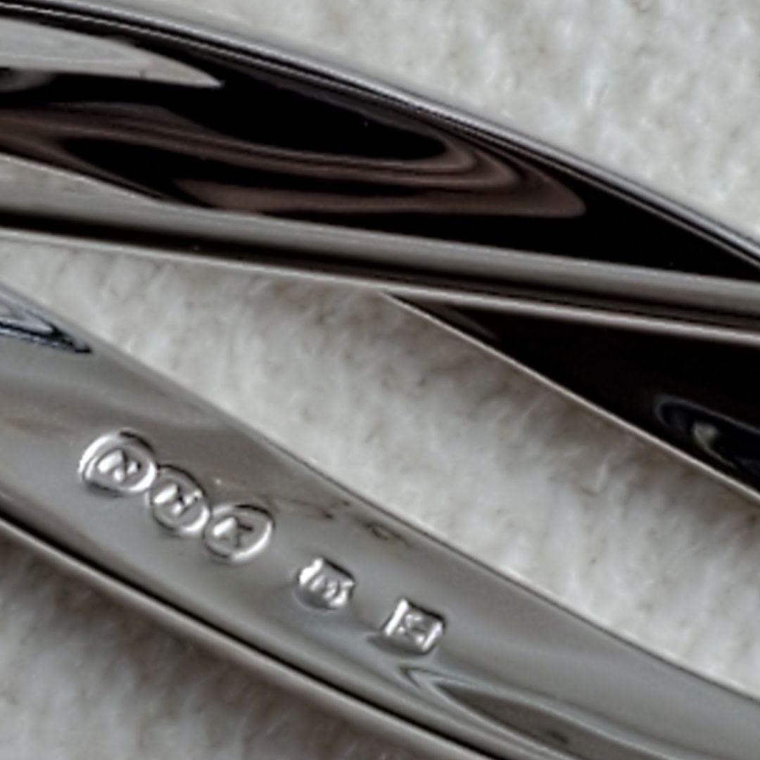 美品✨MIKIMOTO シルバー リーフデザイン ブローチ パール