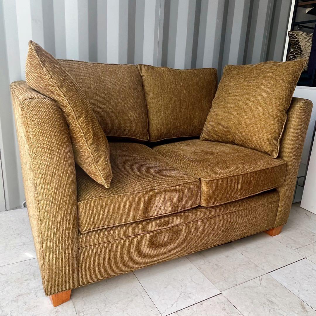 取付無料！ドレクセルヘリテイジ アメリカ ラウンジ ファブリック2Pソファ✨