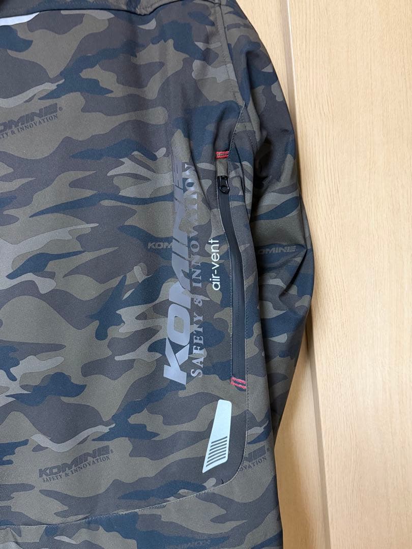 美品 コミネバイク用 ジャケット プロテクトソフトシェルウィンターパーカー5XL