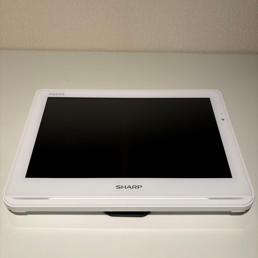 【良品】シャープ ポータブル液晶テレビ AQUOS ホワイト 2T-C12AF