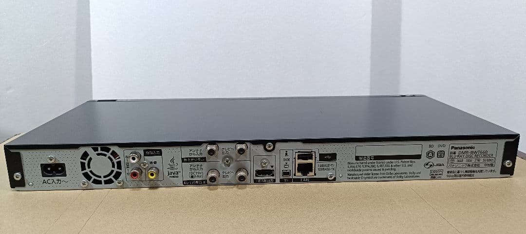 Panasonic DMR-BWT660 ブルーレイレコーダー