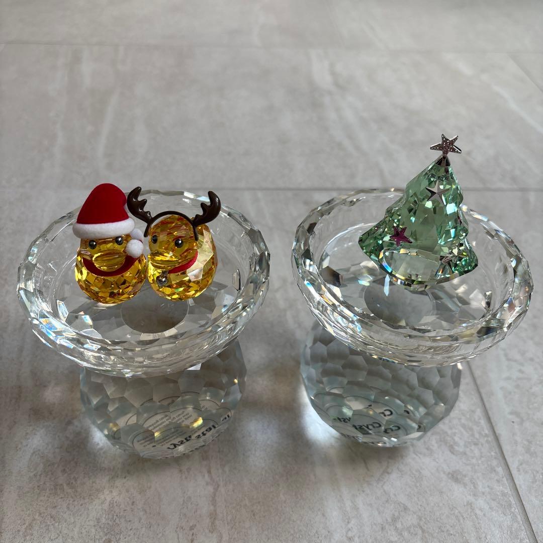 クリスタルガラス キャンドルホルダー