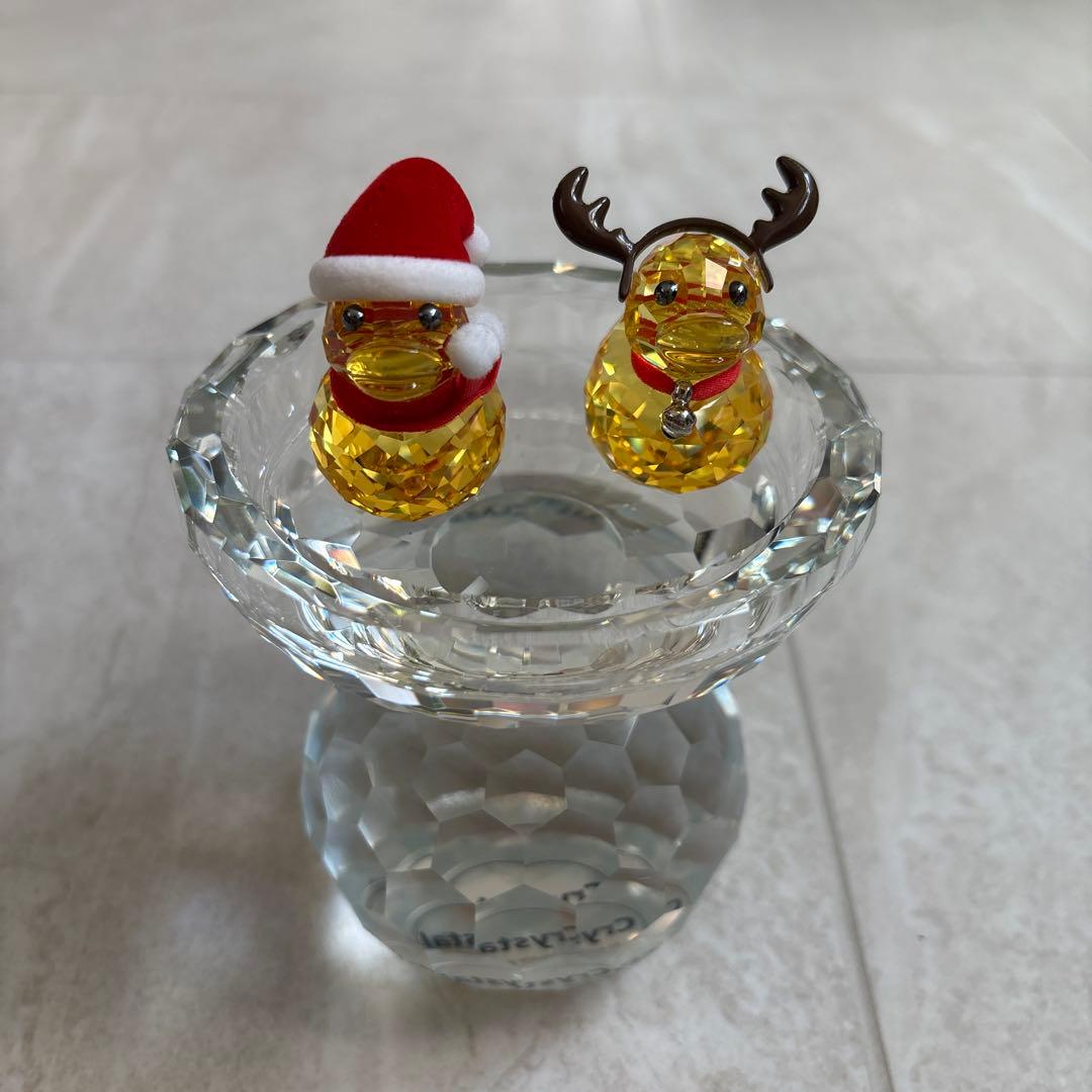 クリスタルガラス キャンドルホルダー