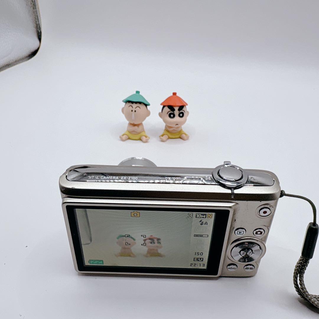 美品CASIO デジカメ EXILIM ZOOM EX-Z100 備品完備