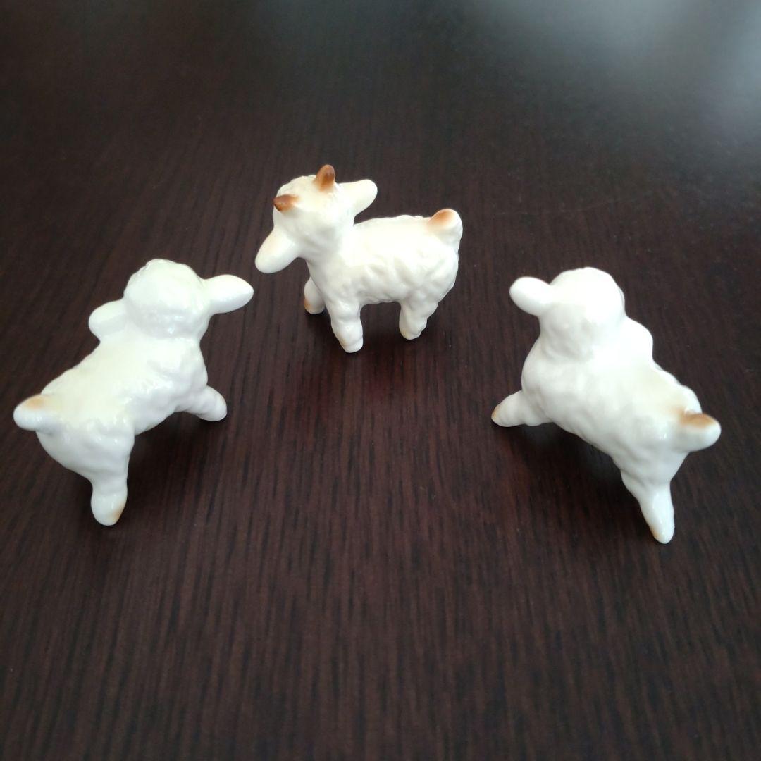 星の王子さま　No.401 ヒツジと箱　ボーンチャイナ　陶器製人形