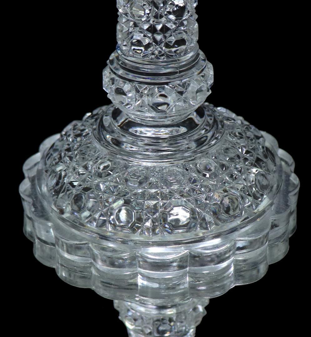 オールド・バカラ 珍品 キャンドルホルダー ディアマン ピエーリー 燭台スタンド