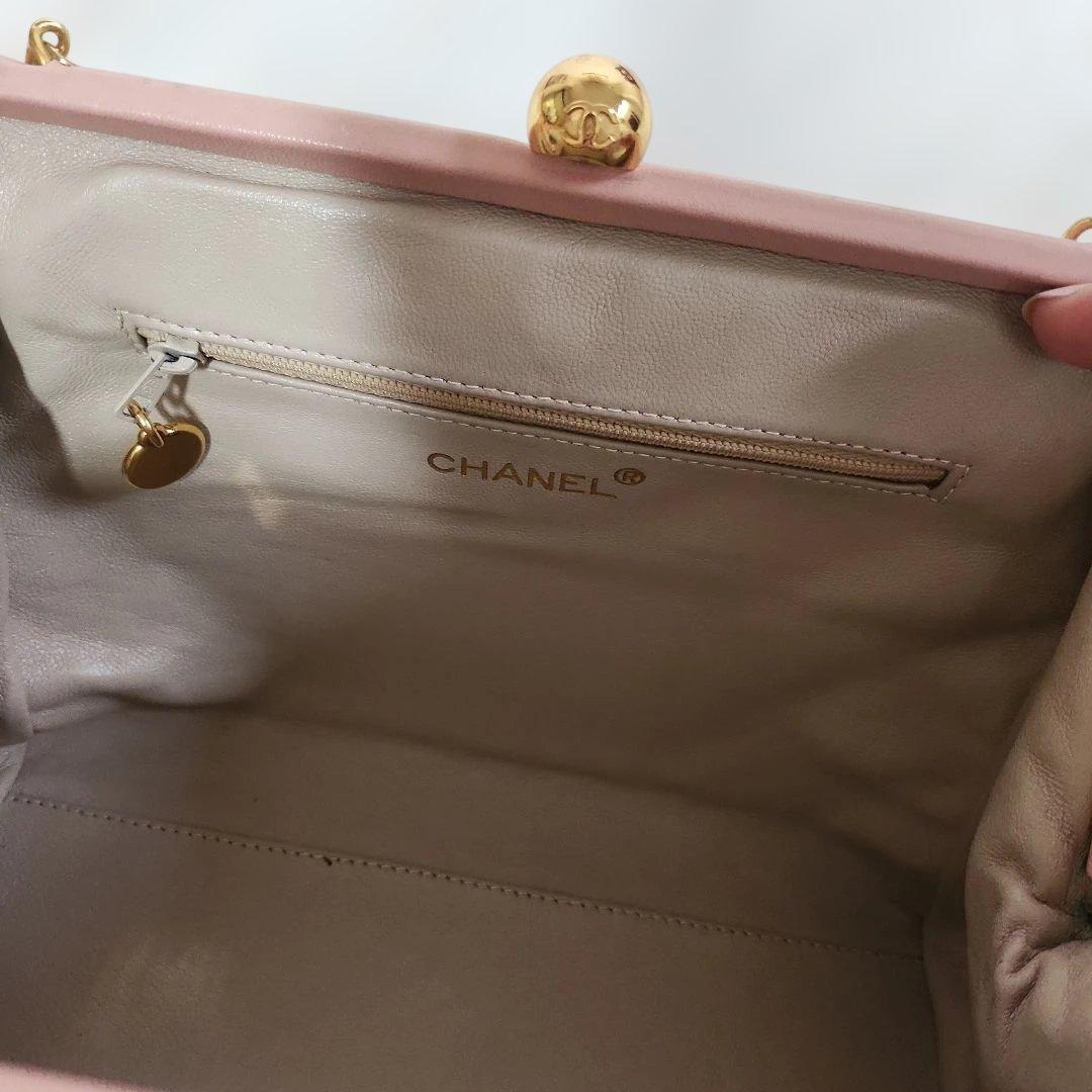専用です。CHANEL ピンク キルティング ハンドバッグ