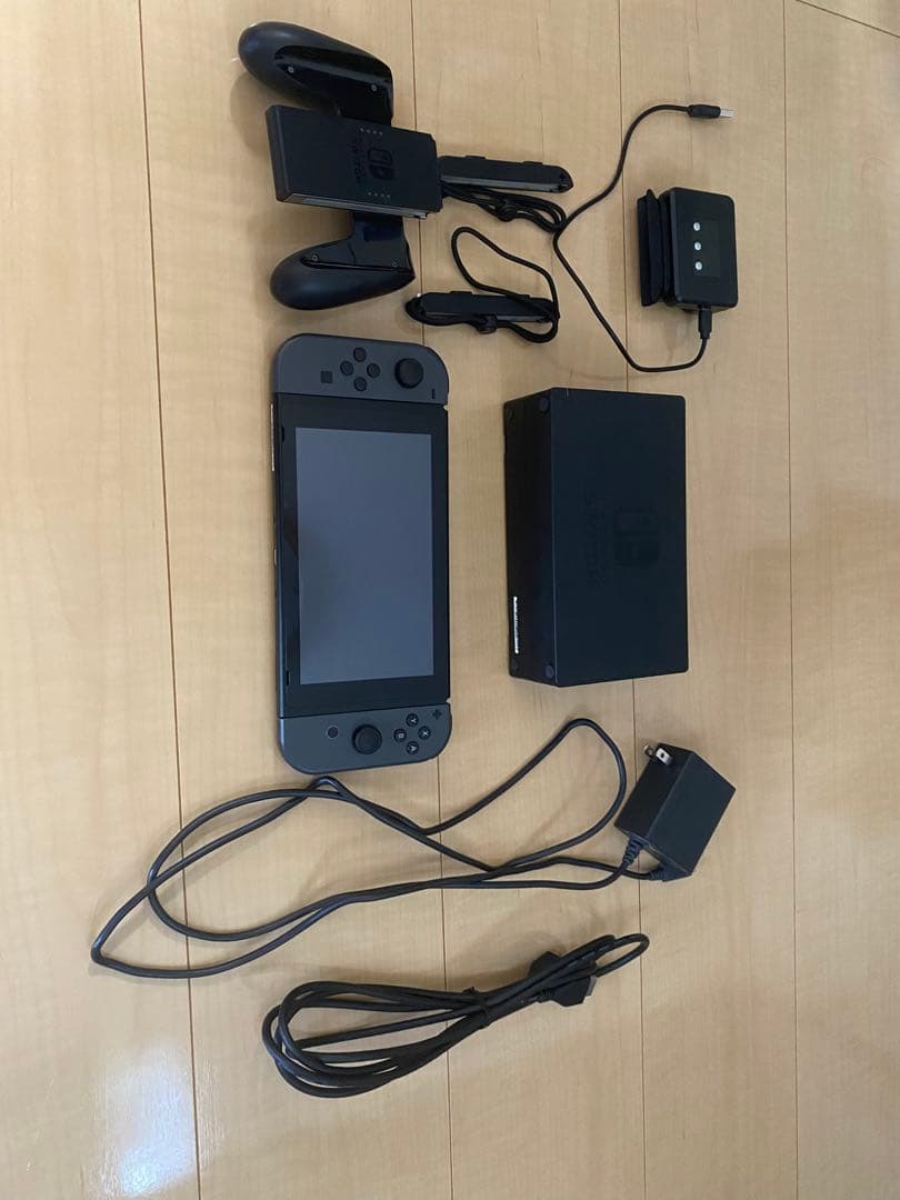 【訳あり】Nintendo Switch グレー 本体と付属品