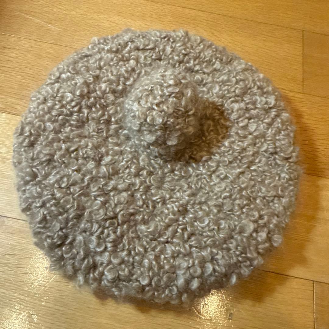 レア新品ミナ・ペルホネン✖️hitomi shinoyamaポンポン付きベレー帽