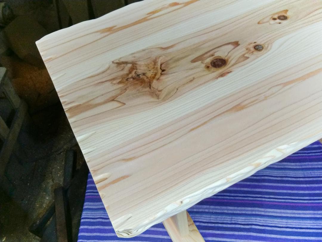 出来たてどうぞ木の良い香り！こだわり制作！国産天然木●ダイニングテーブル