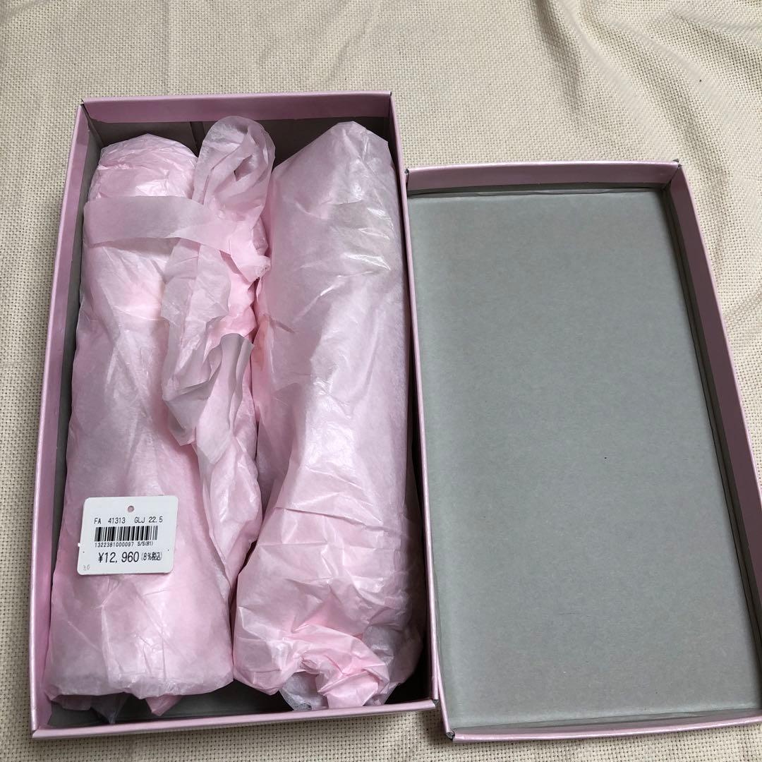 ダイアナ　DIANA 22.5 フラットシューズ　パンプス　ゴールド　ラメ