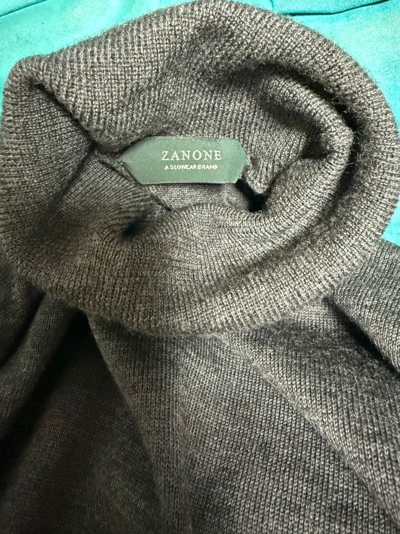 ZANONE ハイゲージタートルネックセーター46
