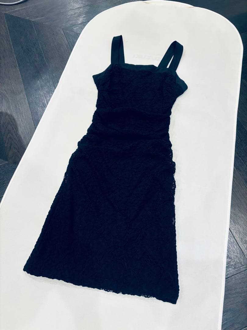 ドルチェ&ガッバーナ ブラックレースドレス　サイズ38