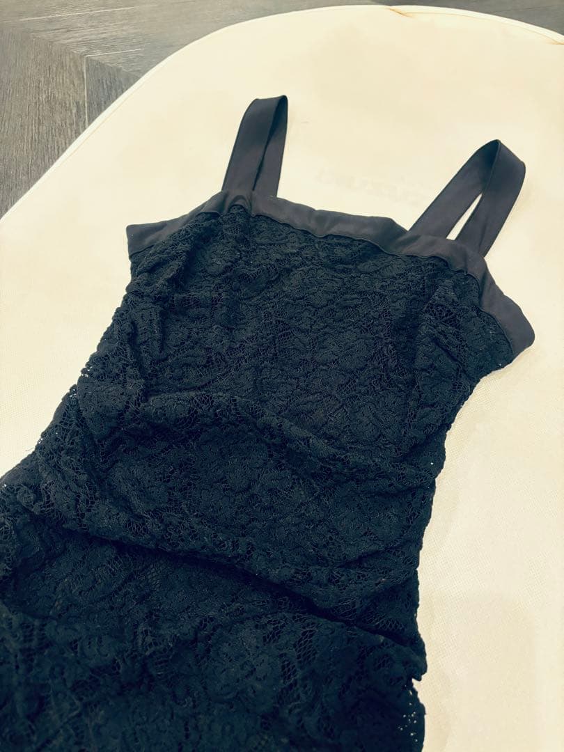 ドルチェ&ガッバーナ ブラックレースドレス　サイズ38