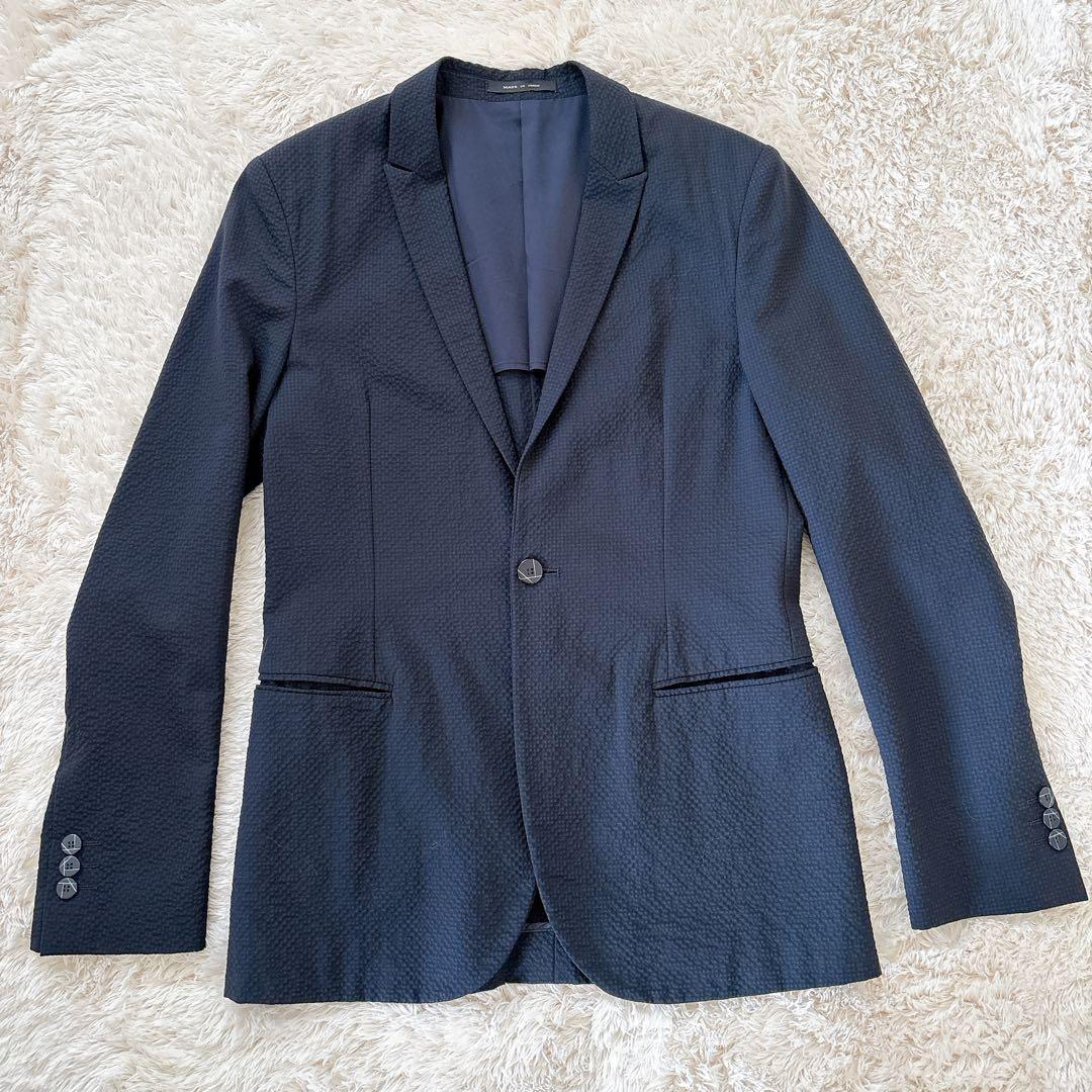 エンポリオアルマーニ　スーツ　セットアップ　ネイビー　春夏　44サイズ