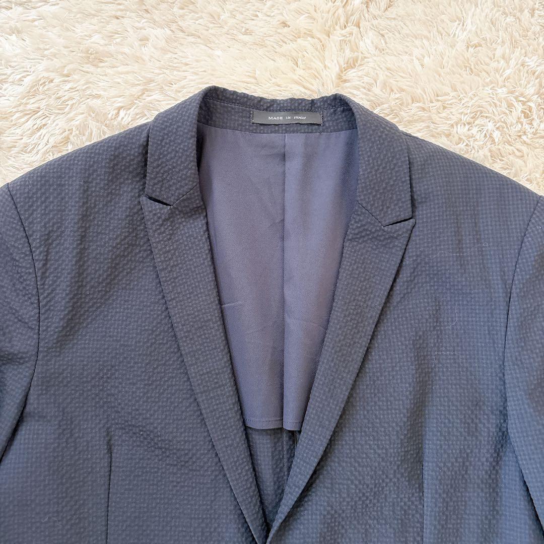 エンポリオアルマーニ　スーツ　セットアップ　ネイビー　春夏　44サイズ