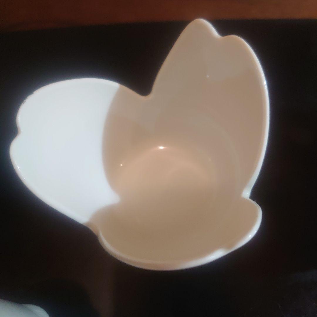 花びら型白磁作家もの6個セット