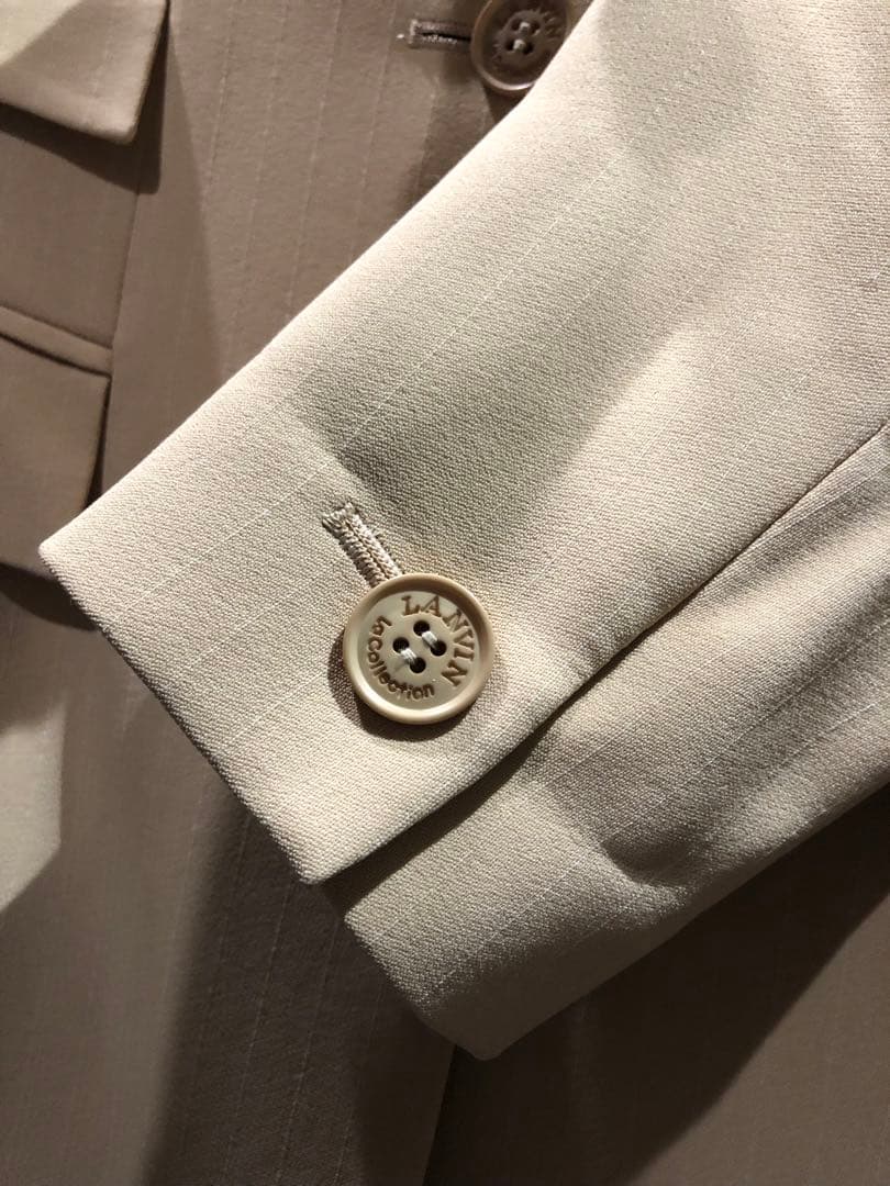 美品ランバンコレクションテーラードジャケット ベージュ