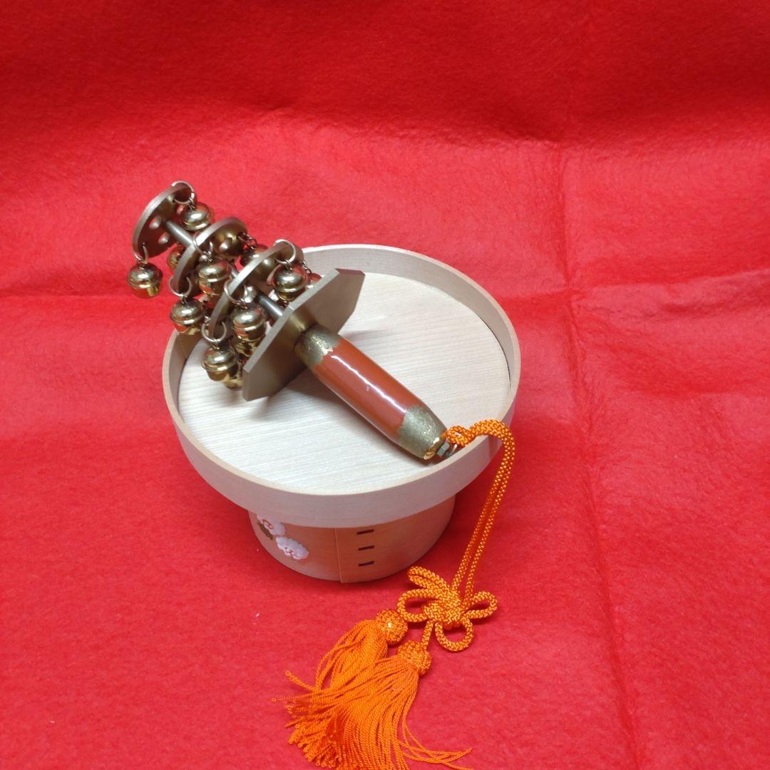 【雛蔵】神楽鈴　有職絵付き