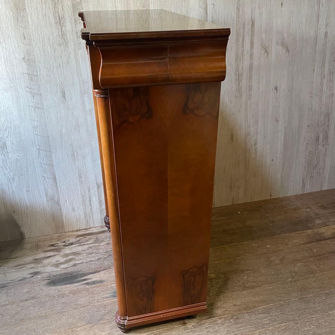 英国アンティーク ライティングビューロー チェスト 鍵付き スペイン家具