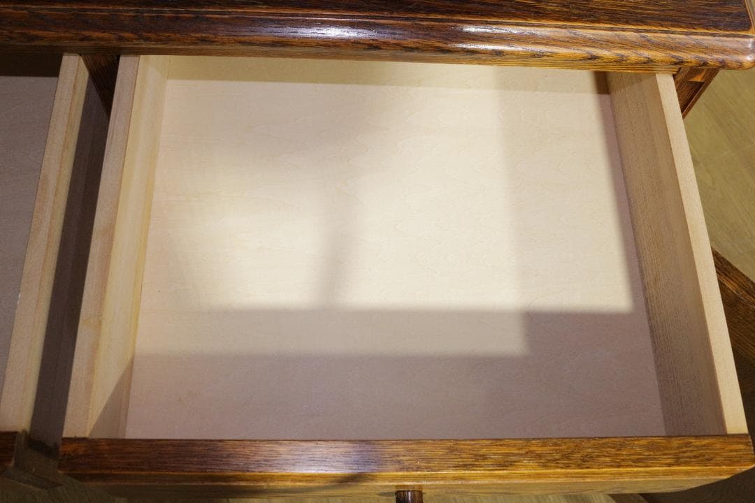 三越ブルージュ★食器棚★ステンドグラス★木製家具