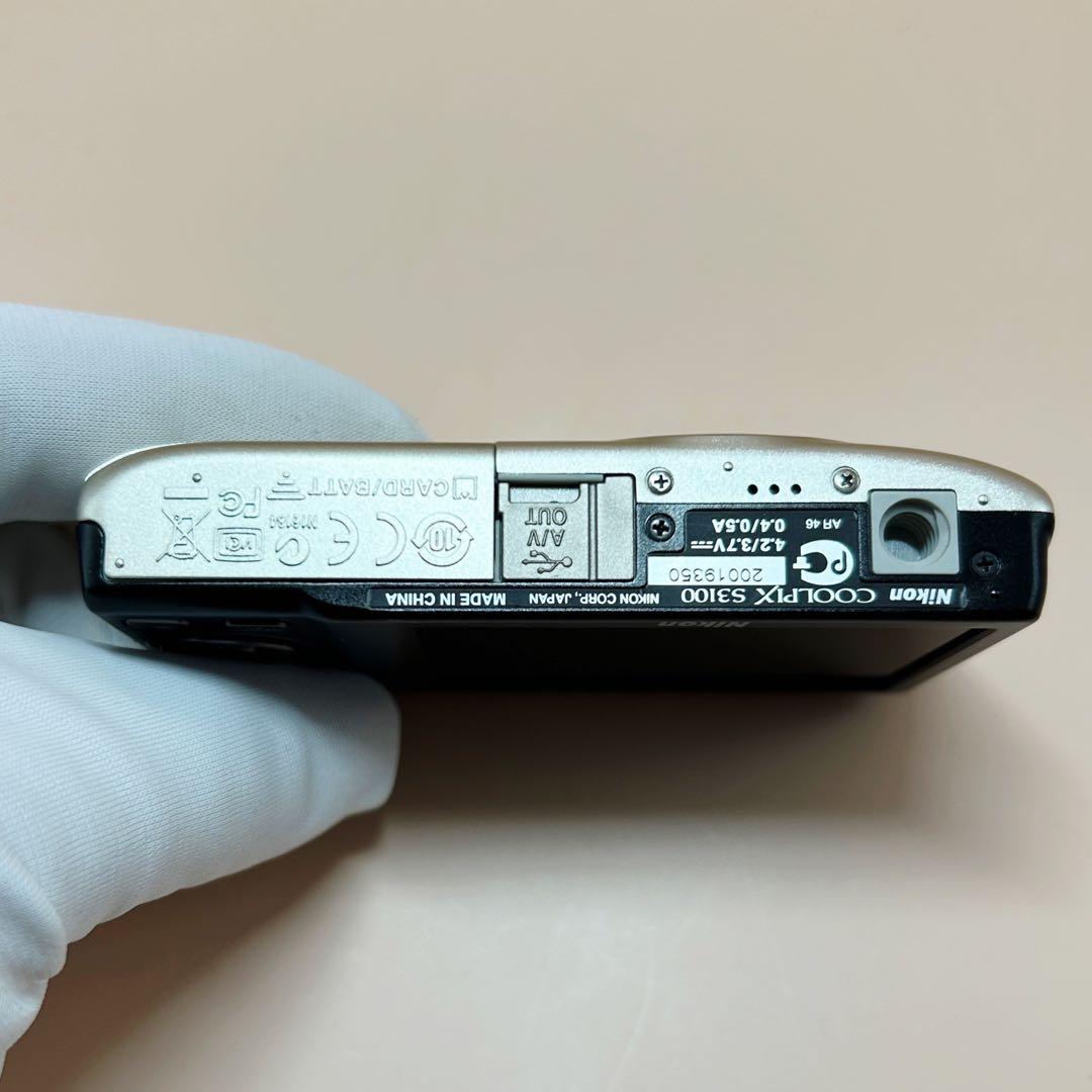 【美品/動作確認済み】Nikon COOLPIX S3100 シルバー