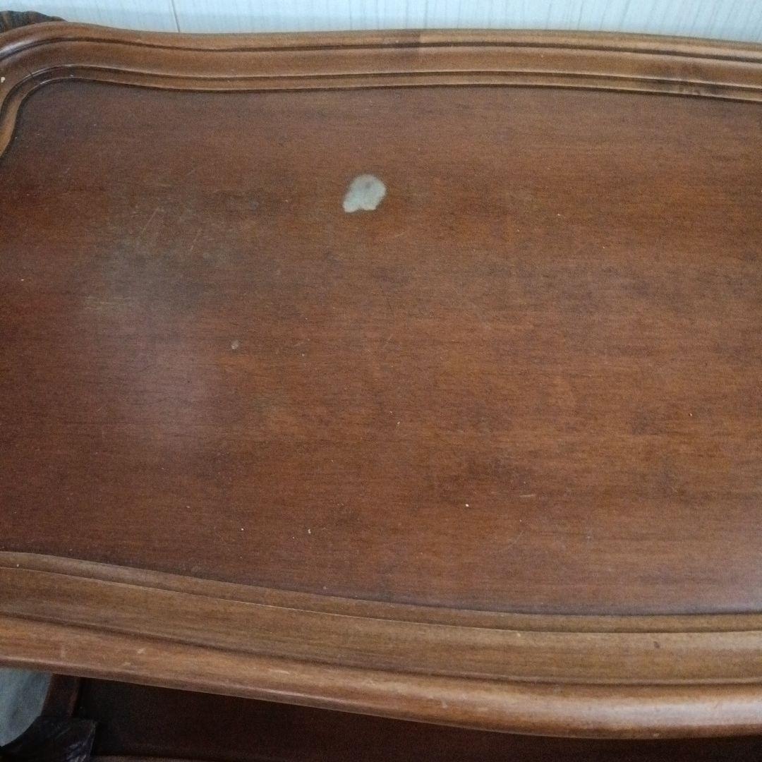 ギャグサーカス。姫系アンティーク クラシック木製キッチンワゴン