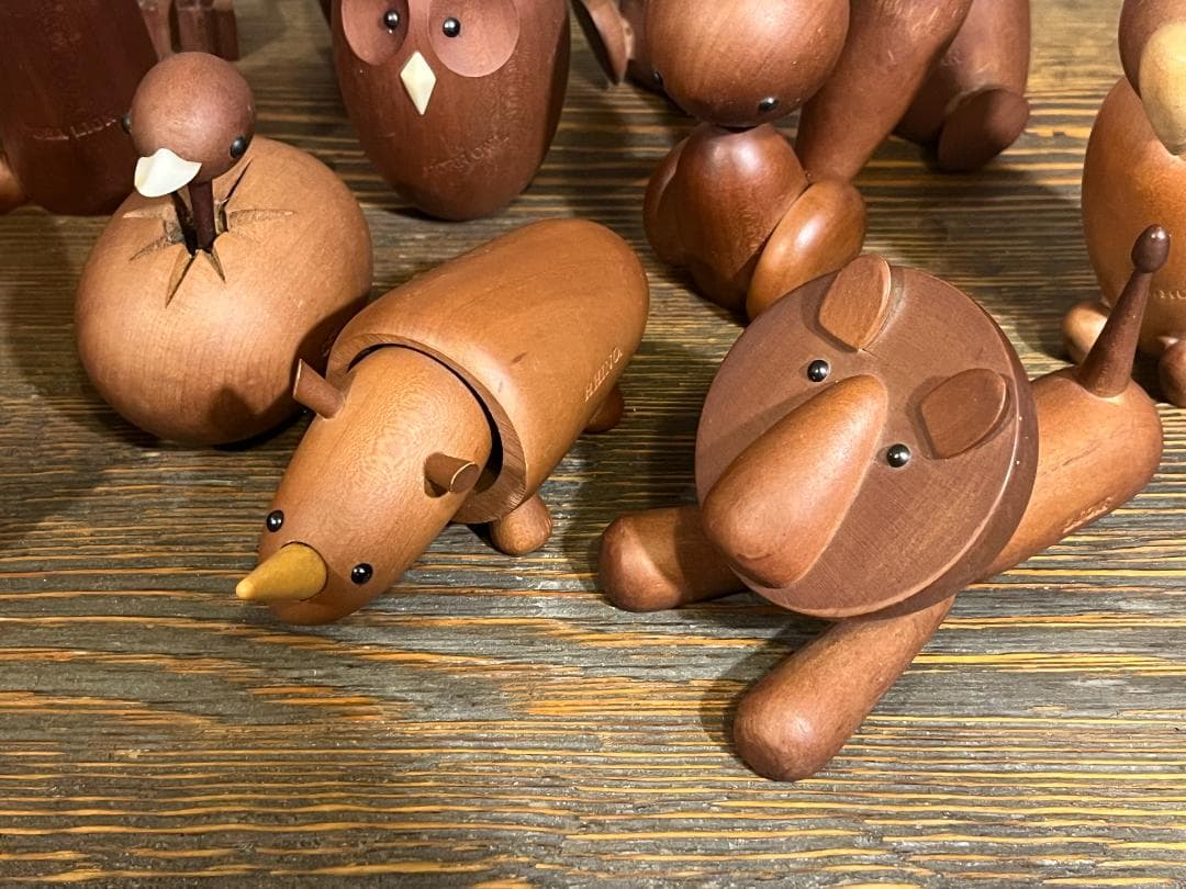 ロイヤルペット　千趣会　18体　北欧風　木製人形