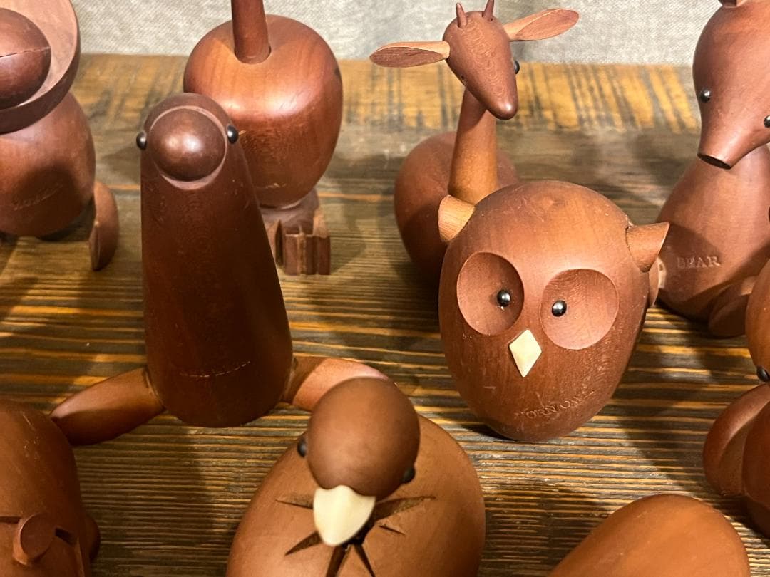 ロイヤルペット　千趣会　18体　北欧風　木製人形