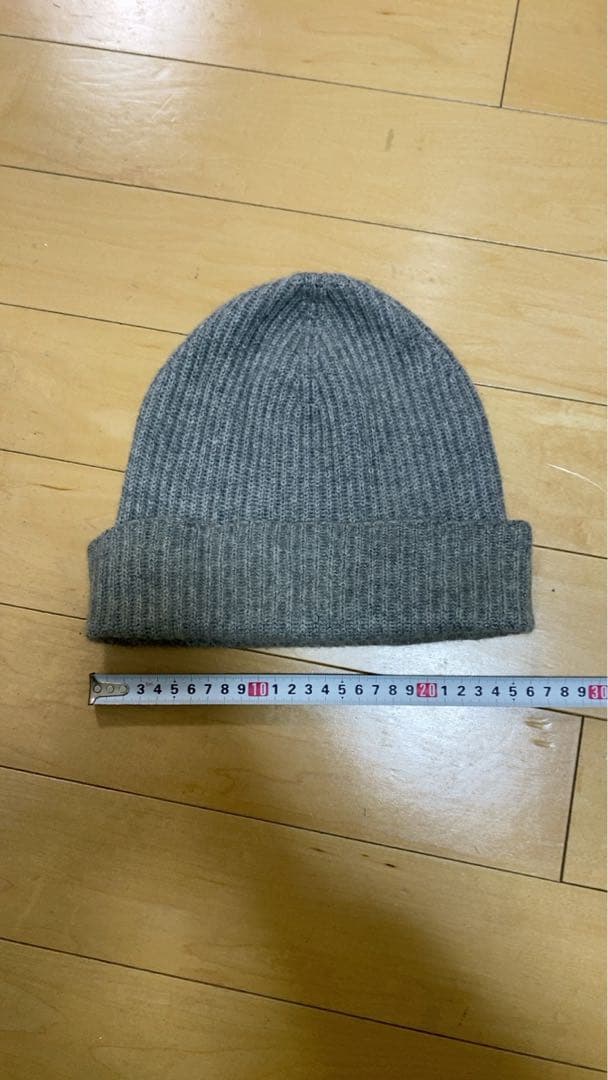 Johnstons スコットランド　ユニセックス　ニット帽 カシミア100%