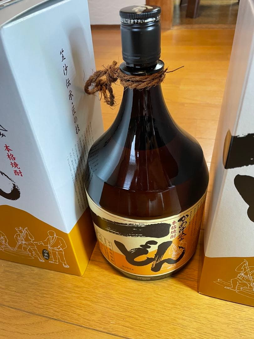 ☆杜氏の里　笠沙　【幻の焼酎　一どん(いっどん)】1800ml 2本セット箱付★