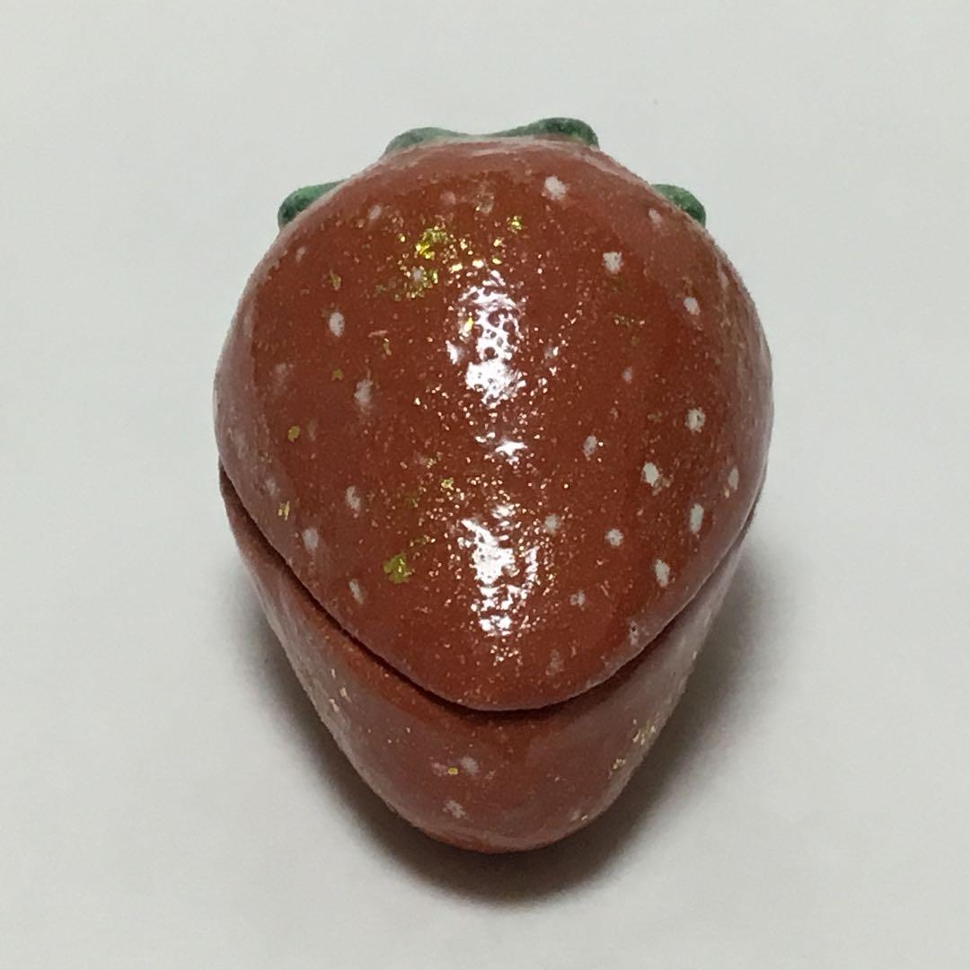 香合 いちご 楽入窯 化粧箱付 茶道具 新品