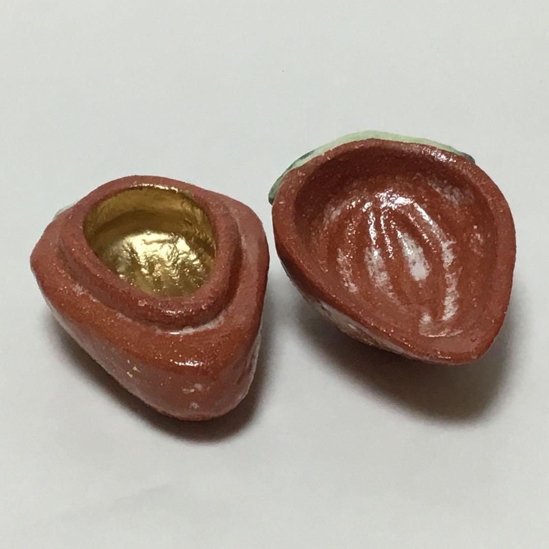 香合 いちご 楽入窯 化粧箱付 茶道具 新品