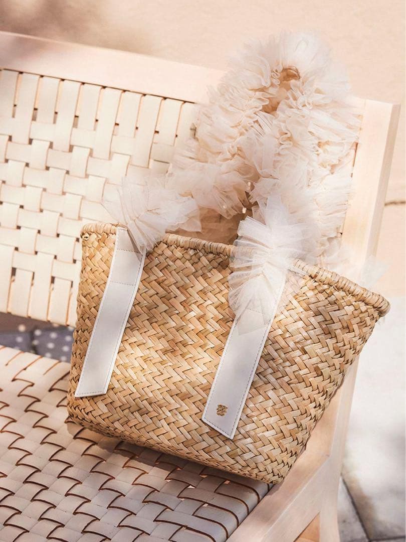 【週末限定セール】スナイデル SNIDEL ブレードチュールバッグ かごバッグ