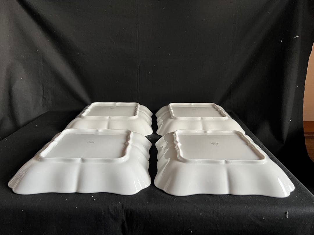 リチャードジノリ　ベッキオホワイト　ディッシュスクエア（Ｌ）