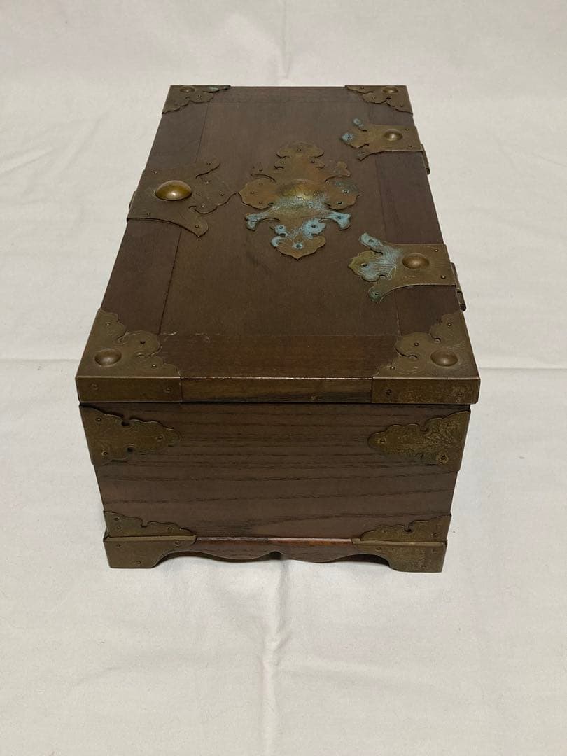 李朝？ 小物入れ レトロ 小箪笥　アンティーク 古道具 ジュエリーボックス