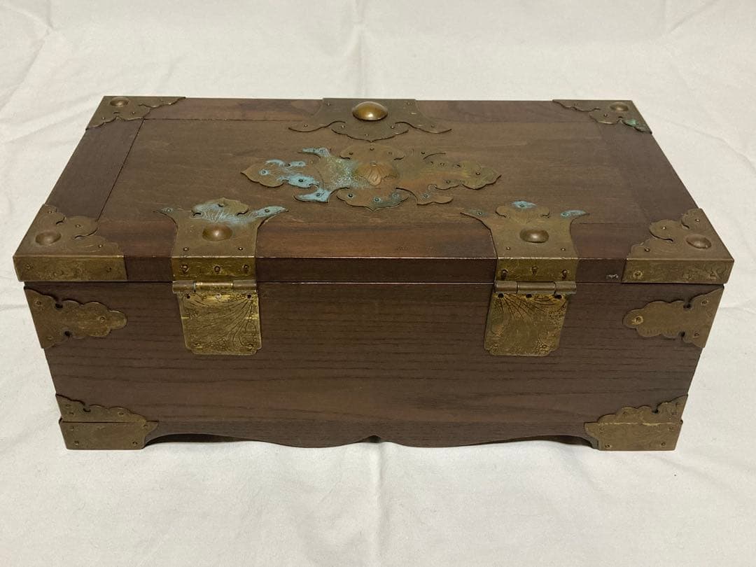 李朝？ 小物入れ レトロ 小箪笥　アンティーク 古道具 ジュエリーボックス